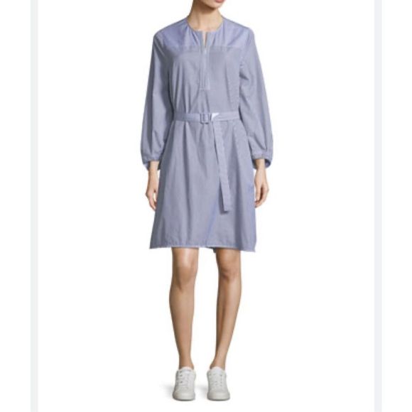 Elizabeth & James 🐾 Eva P Mixed-Stripe Belted Dress Size 6, MSRP $198 - Picture 1 of 9